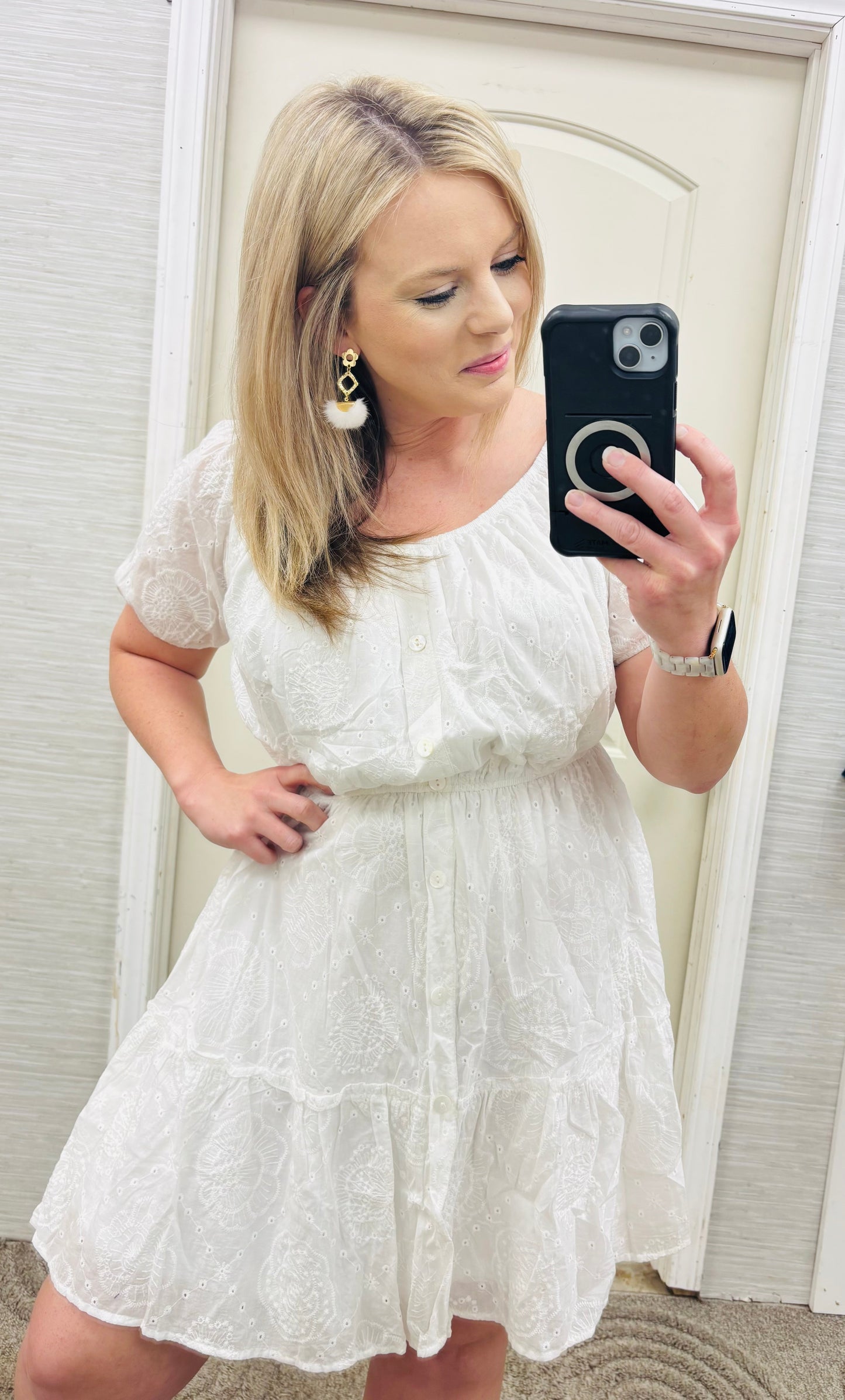 White Magnolia Dress