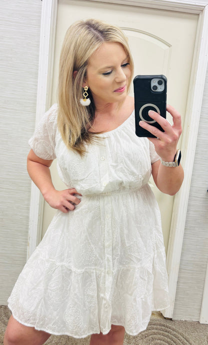 White Magnolia Dress
