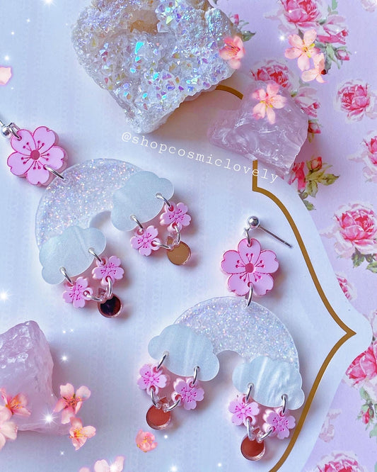 Cherry Blossom Arch Earrings