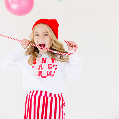 Candy Cane Crew Sweater