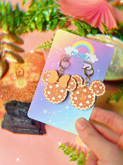 Mousey Pumpkin Pie Earrings