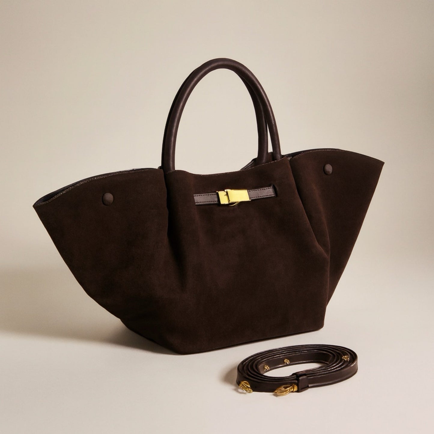THE MARY SUEDE TOTE BAG