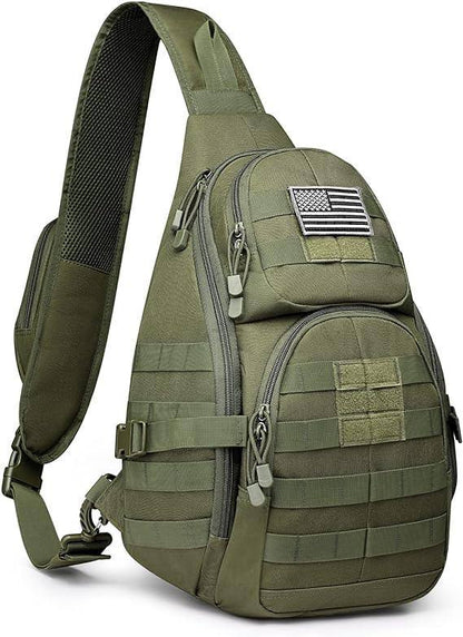 MOLLE Tactical Crossbody Sling Bag – Durable & Mission-Ready