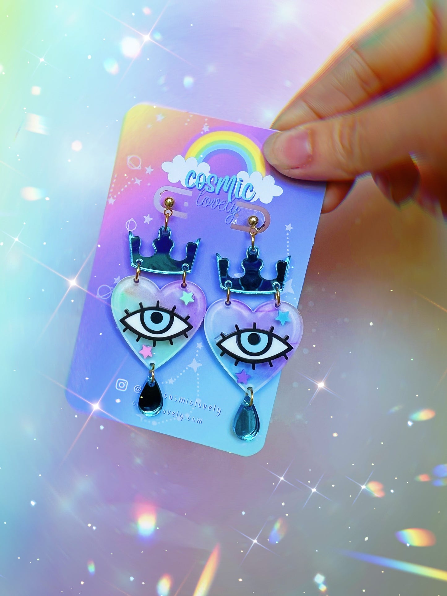 Cosmic QUEEN earrings