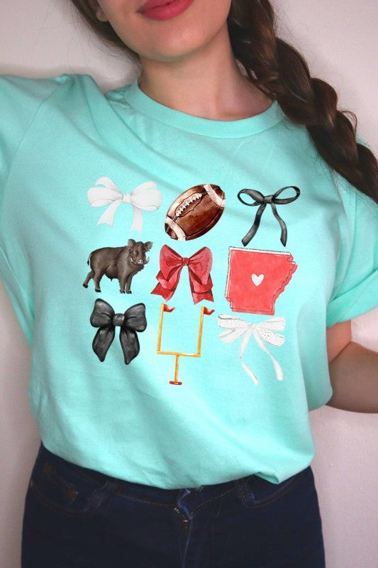 Arkansas Football Graphic Plus Tee