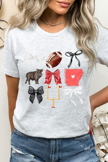 Arkansas Football Graphic Plus Tee