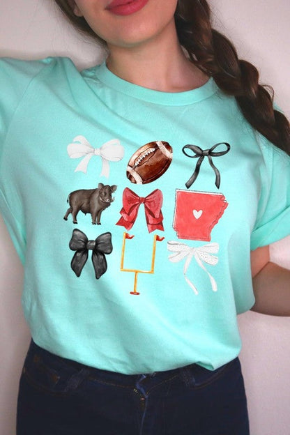 Arkansas Football Graphic Plus Tee