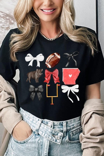 Arkansas Football Graphic Plus Tee