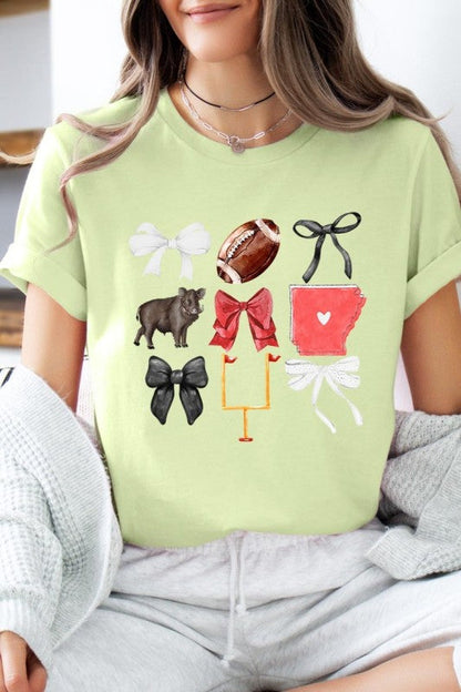 Arkansas Football Graphic Plus Tee