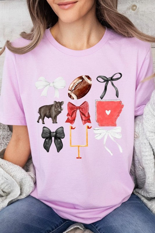 Arkansas Football Graphic Plus Tee