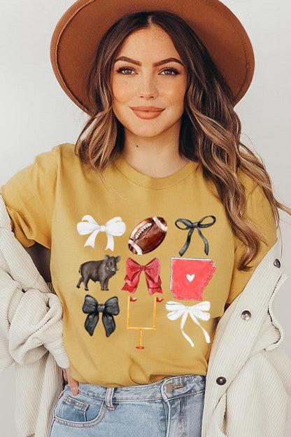 Arkansas Football Graphic Plus Tee