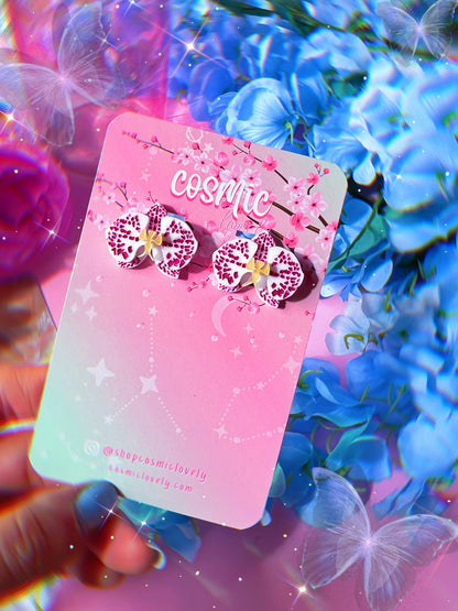 Orchid Studs