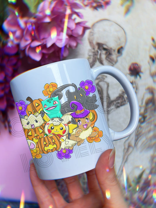 Pokeween Floral 12oz Mug