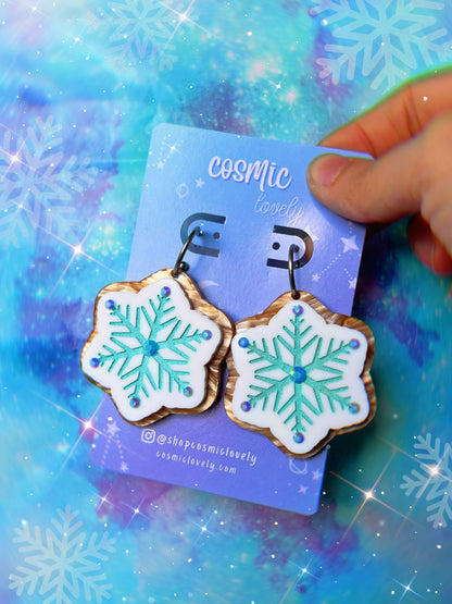 Snowflake Sugar Cookie Earrings