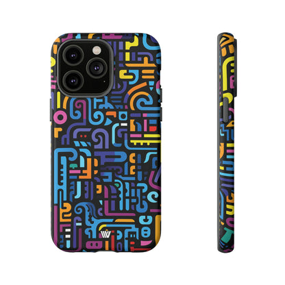 NEON GLYPHS | Tough Phone Case