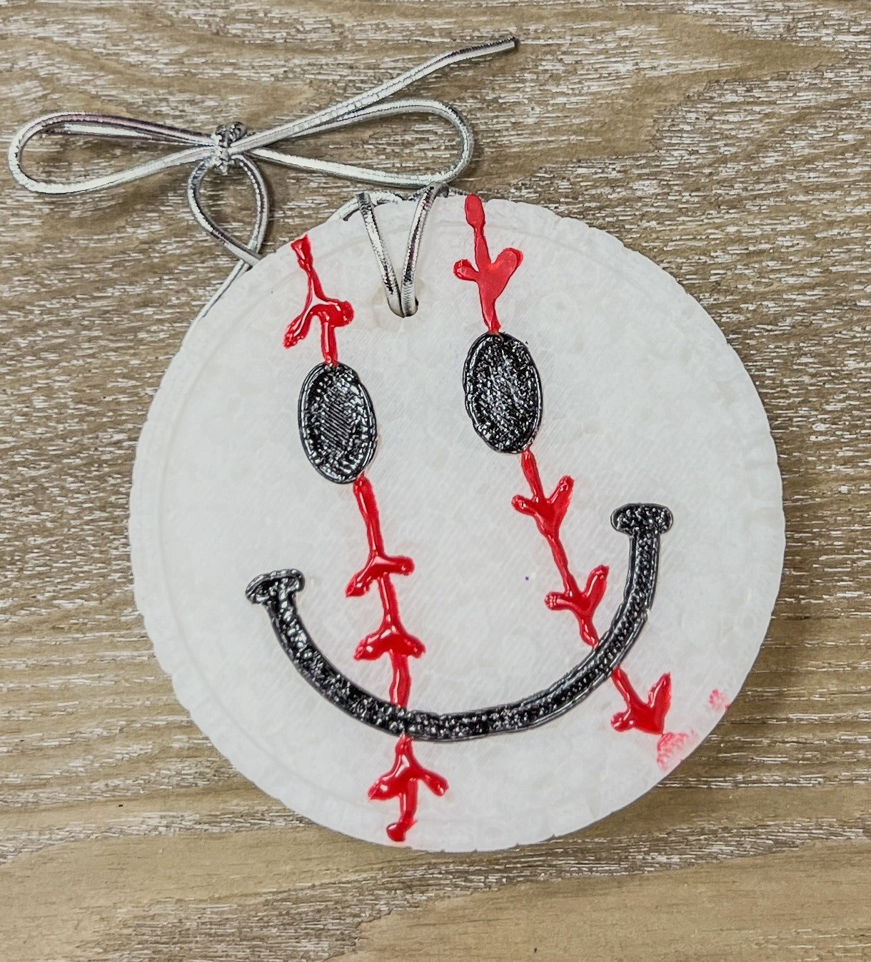 Baseball Smiley Car Freshie