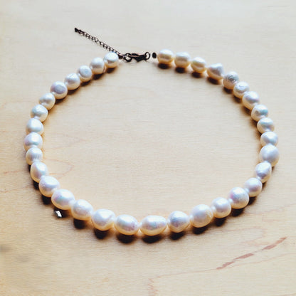 Genuine Freshwater Pearl Collar Necklace Wedding Collection 258g