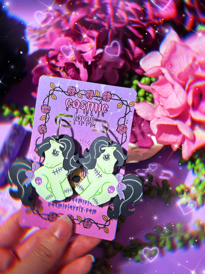 Frankenpony Earrings