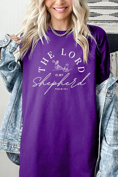 The Lord Is My Shepherd Plus Heavy Cotton Tee