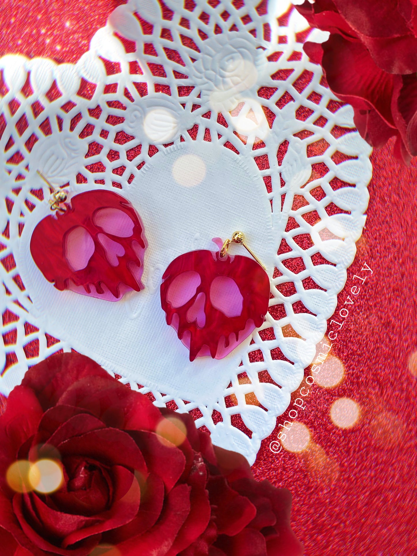 Love Struck Poison Apple Earrings