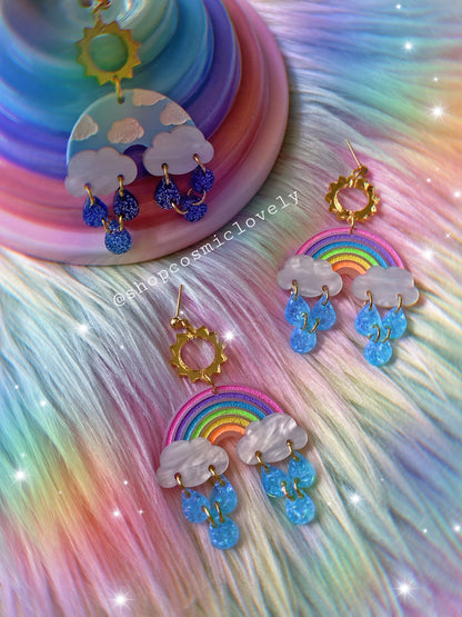In the Clouds Rainbow Earrings