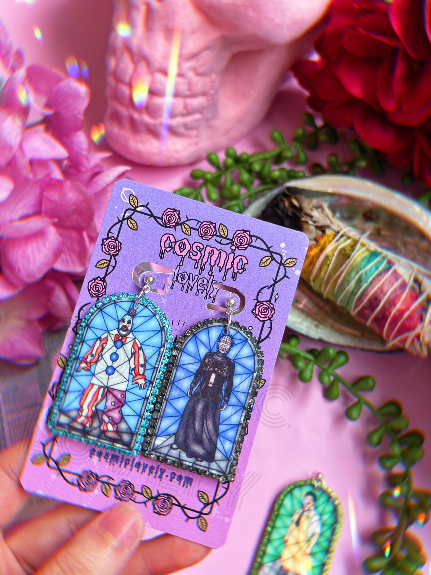 Spooky Guys Arch Earrings