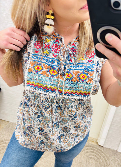 Teal Patricia Blouse