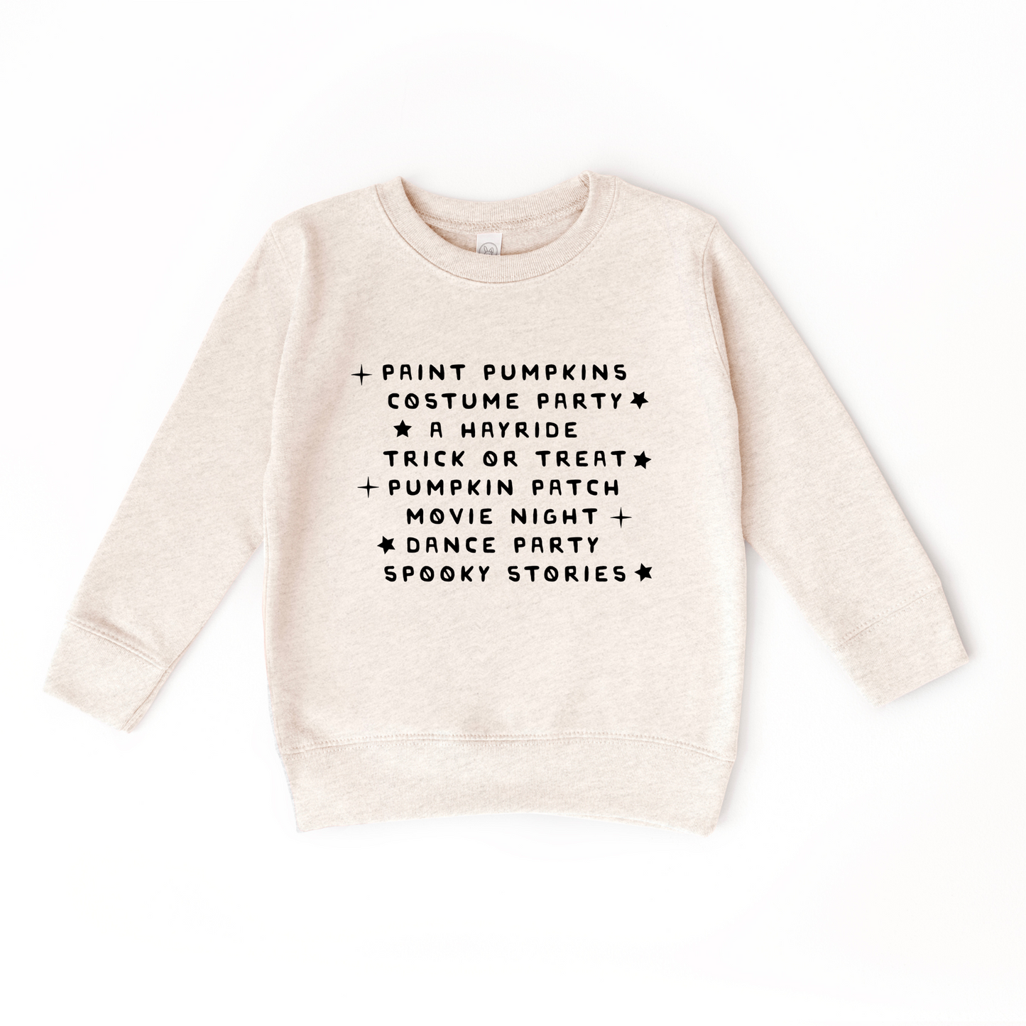 Paint Pumpkin and Spooky Stories Sweatshirt