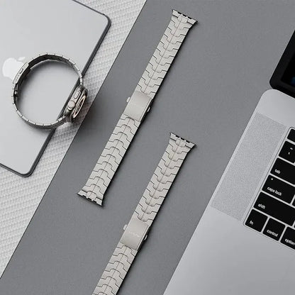 Titanium Metal Watchband For Apple Watch Ironman Basic Version