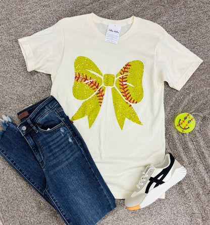 Cream Softball Spangle