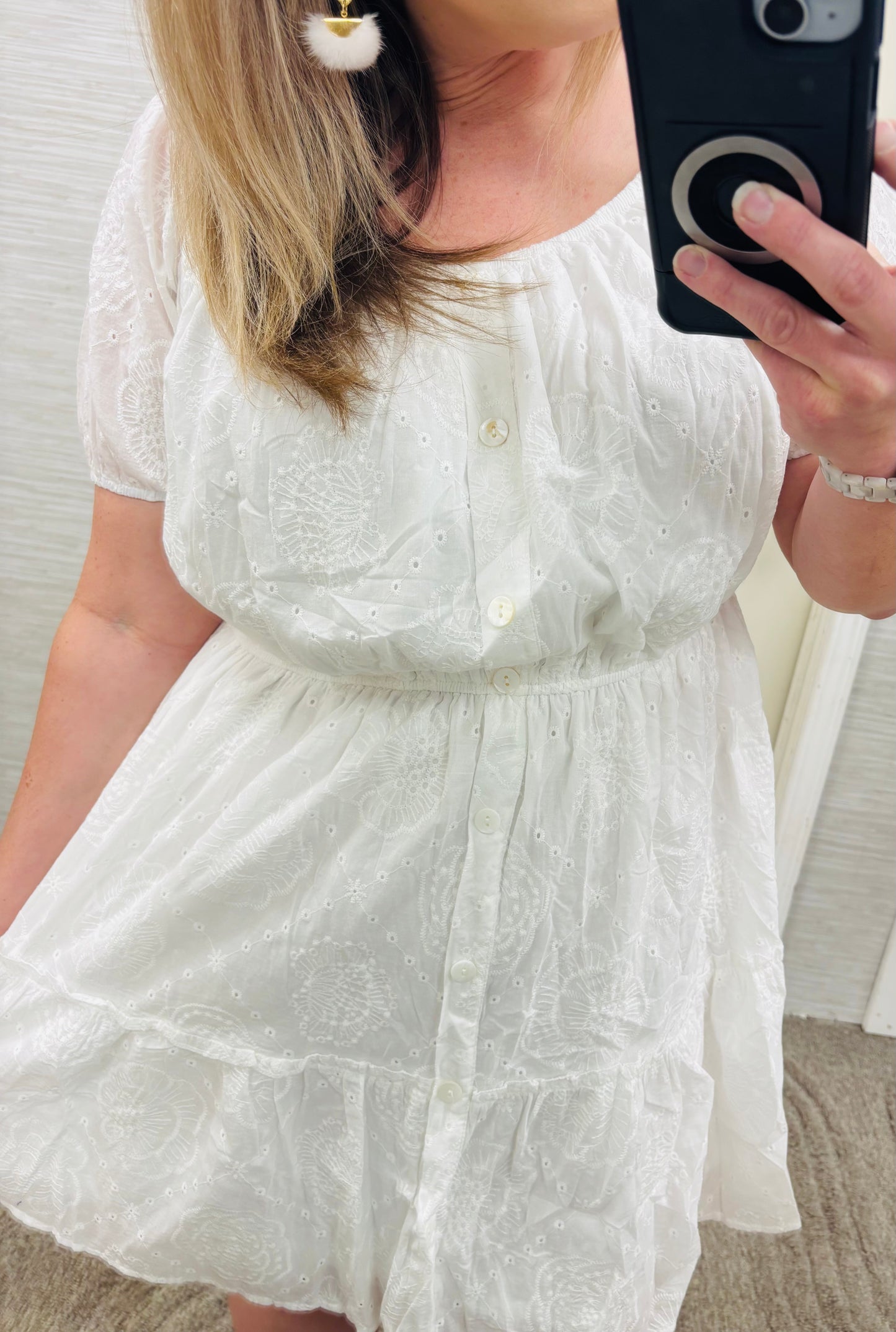 White Magnolia Dress