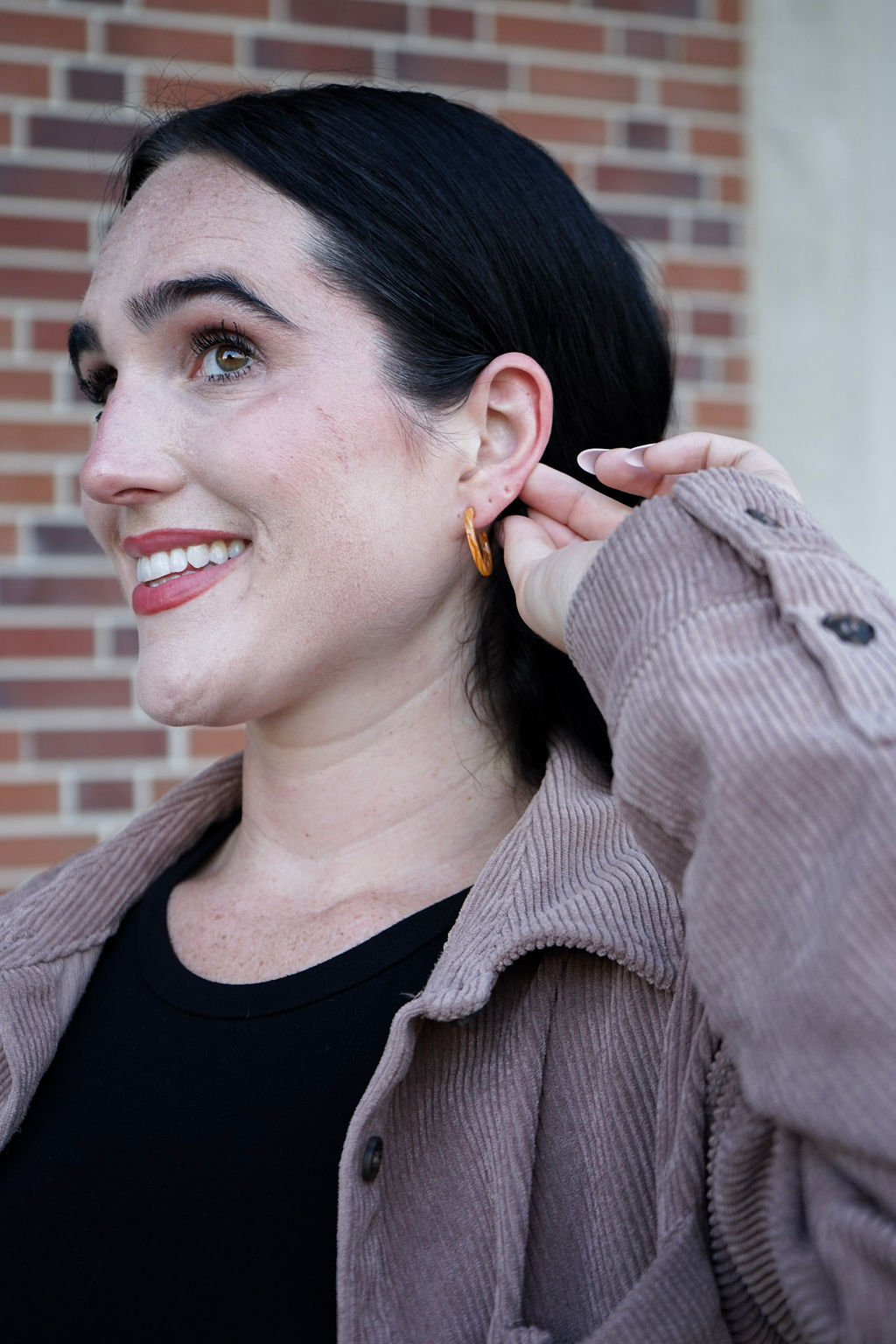 Cam Mini Hoops - Fall Leaves