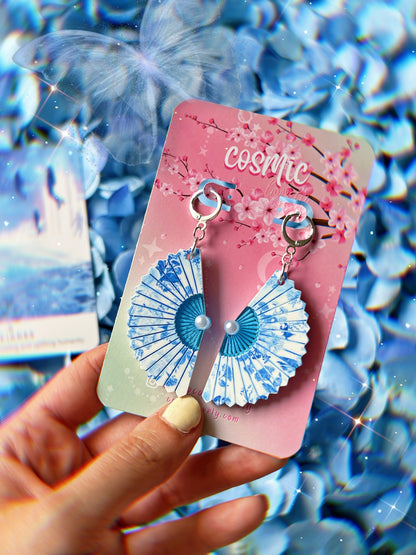 Folding Fan Earrings