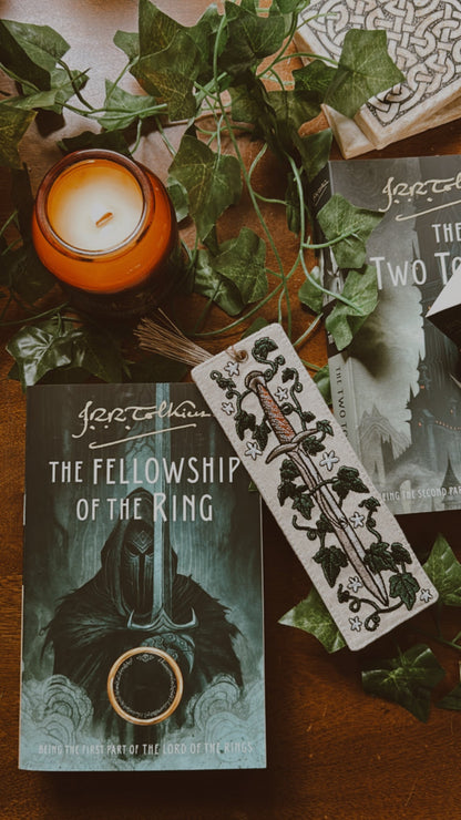 Sting Embroidered Bookmark