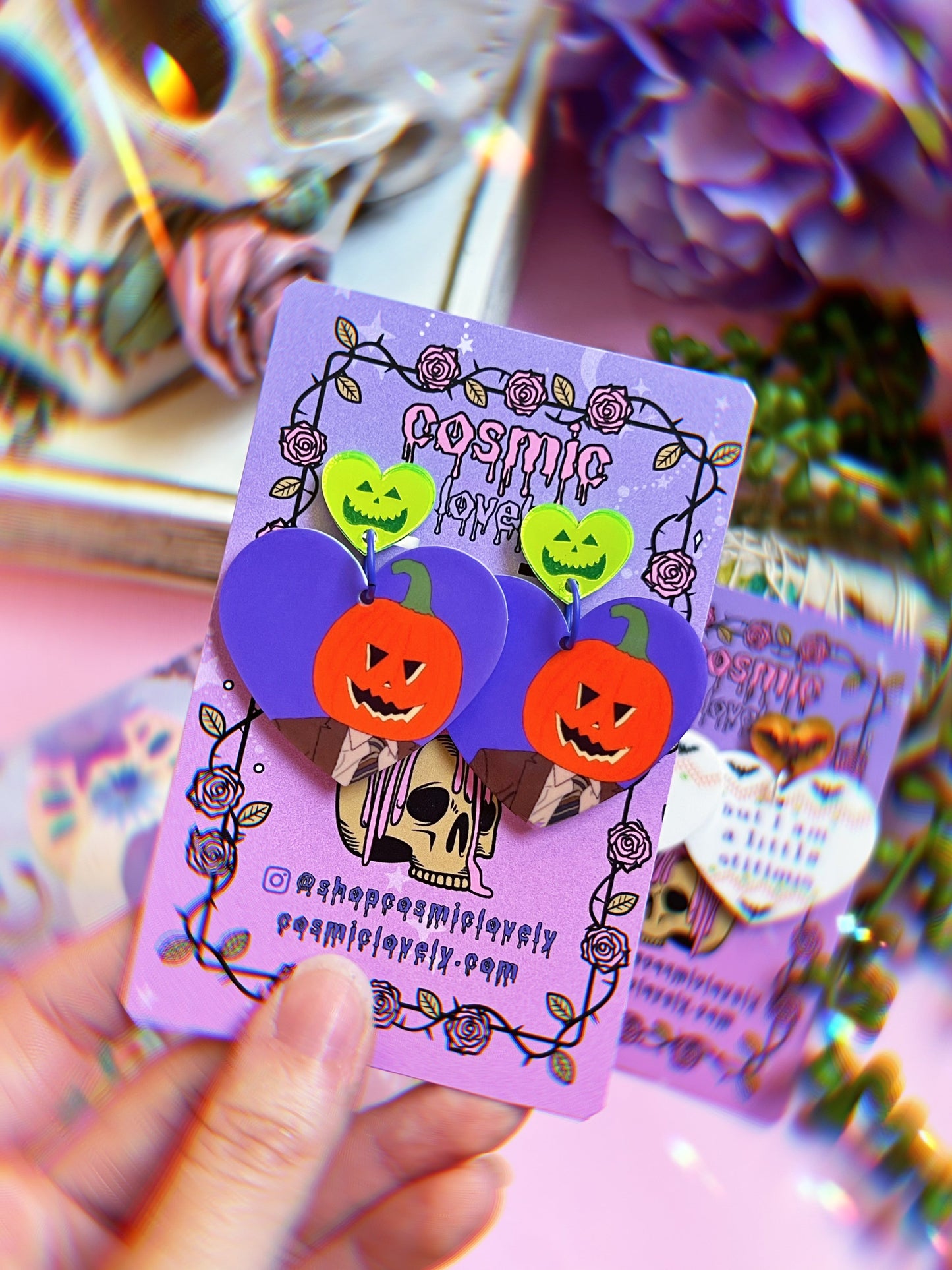 Pumpkin Dwight Earrings