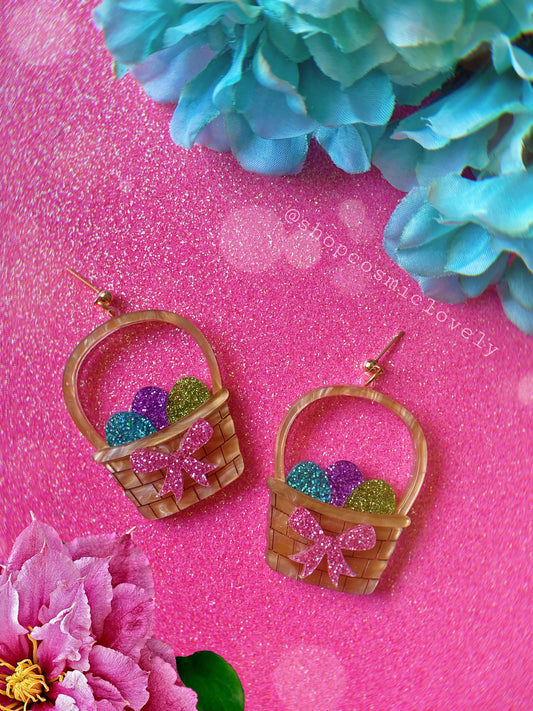 Easter Basket Earrings