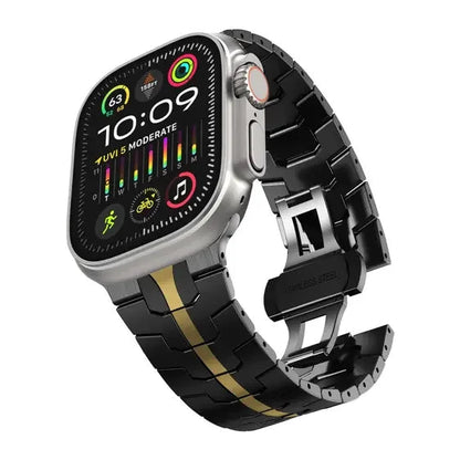 Stainless Steel Metal Watchband For Apple Watch-Ironman Version