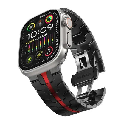 Stainless Steel Metal Watchband For Apple Watch-Ironman Version