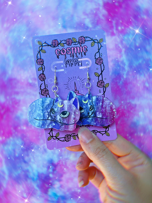 Cosmic Kitty Earrings