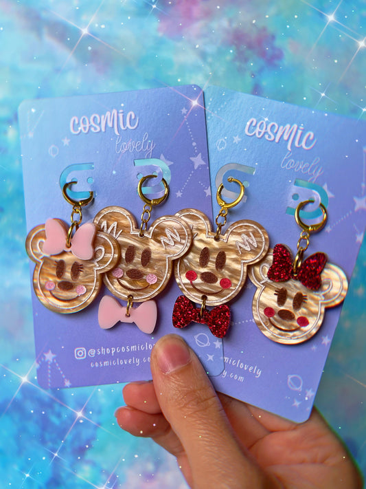 Gingerbread Mousey Earrings