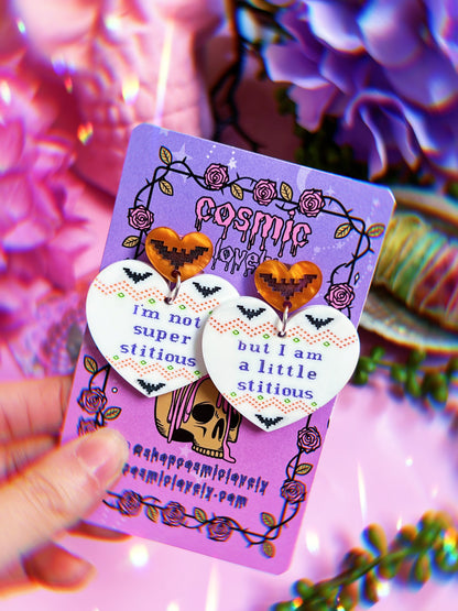 A Little Stitious Earrings