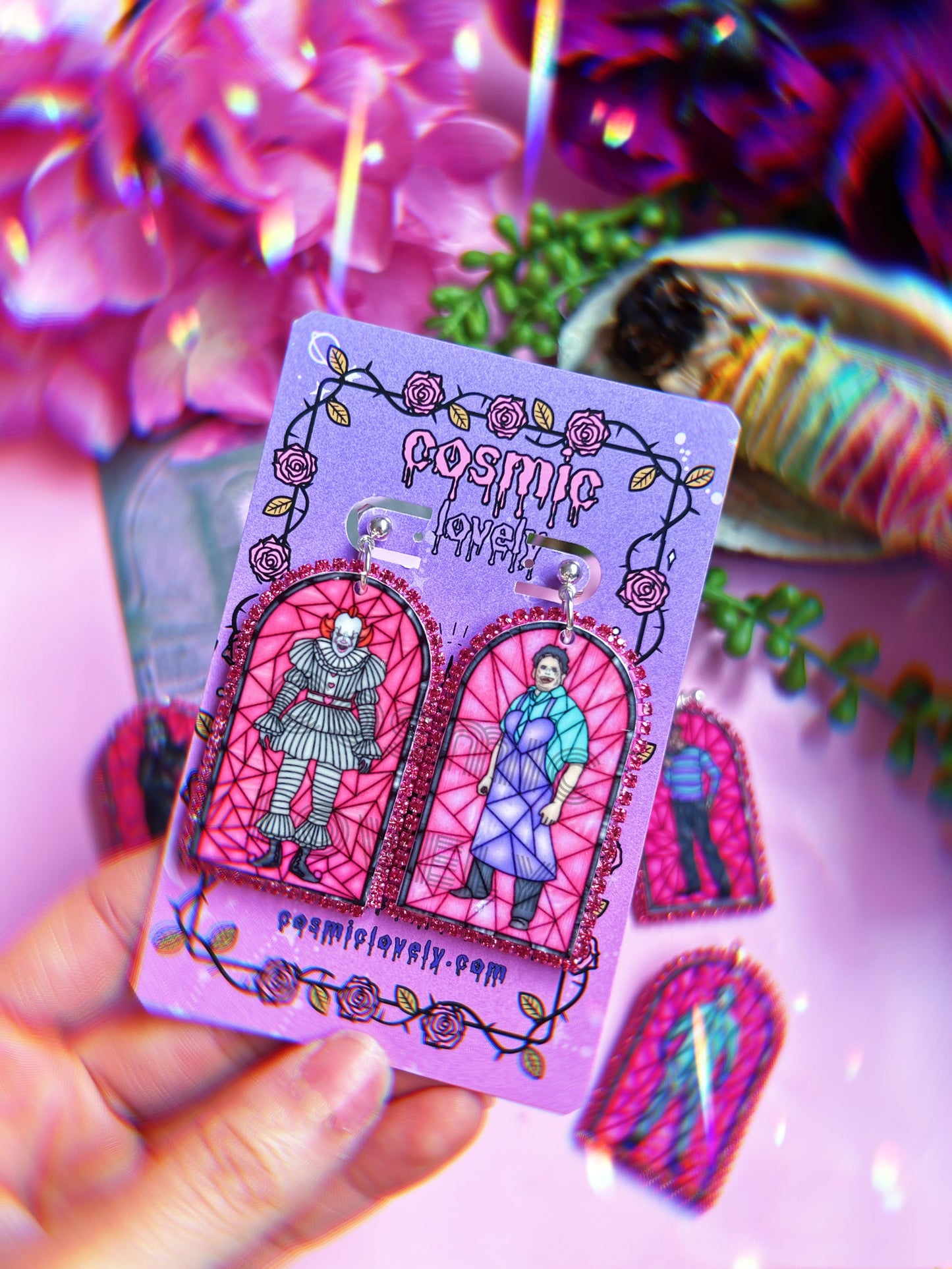 BARBlECORE Spooky Guys Arch Earrings