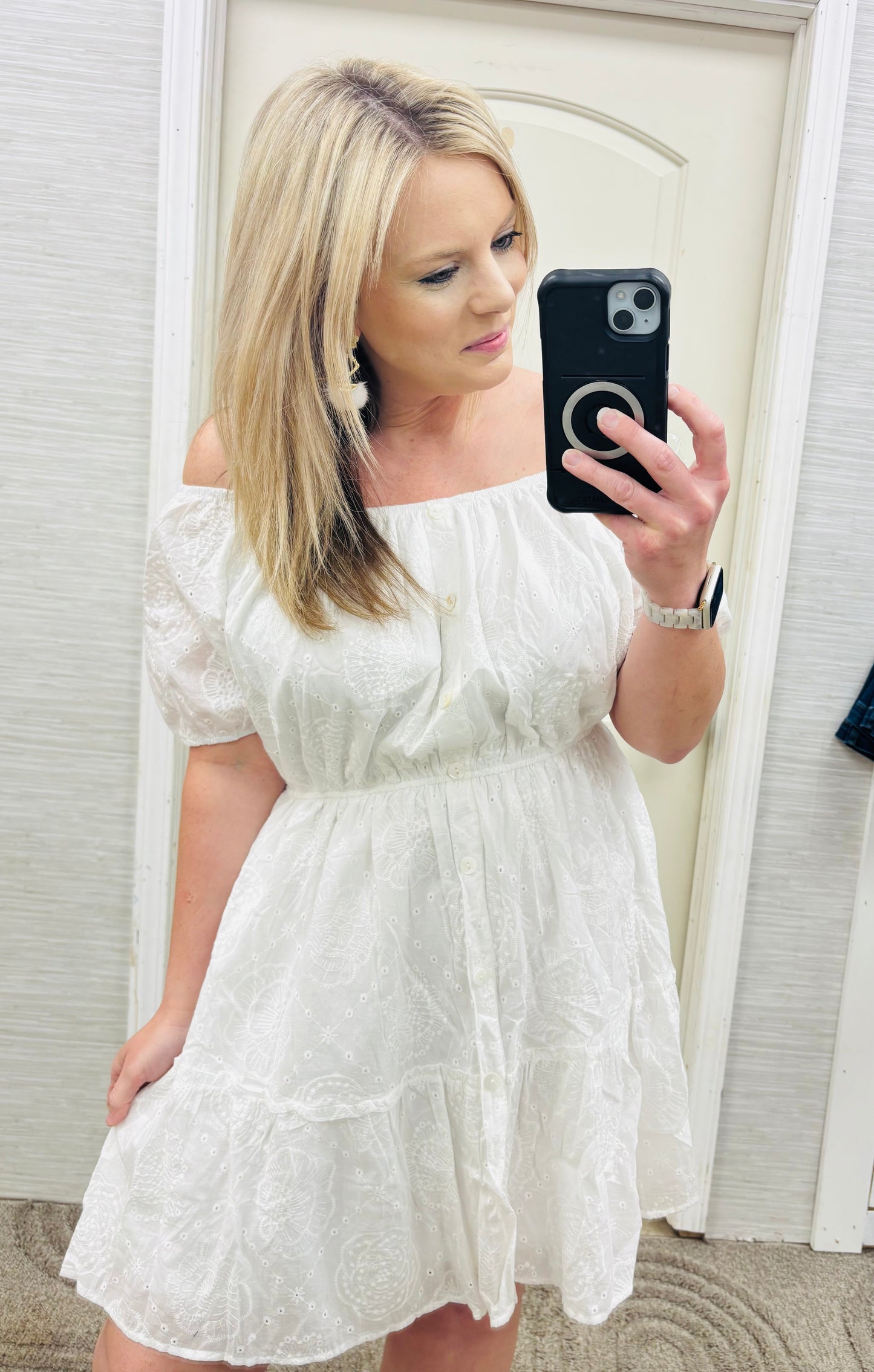 White Magnolia Dress