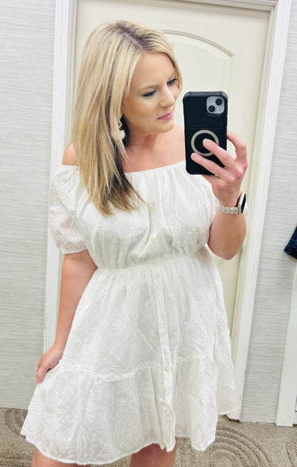 White Magnolia Dress