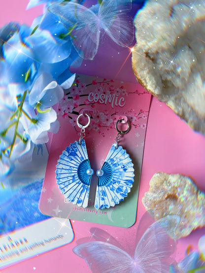Folding Fan Earrings