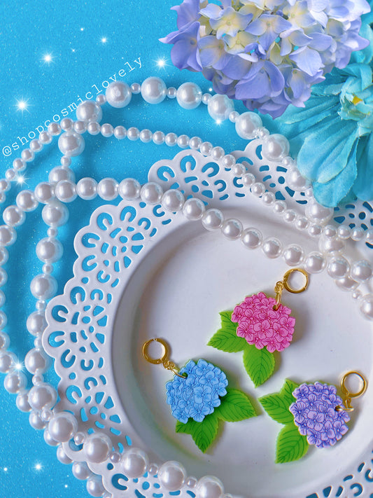 Hydrangea Earrings