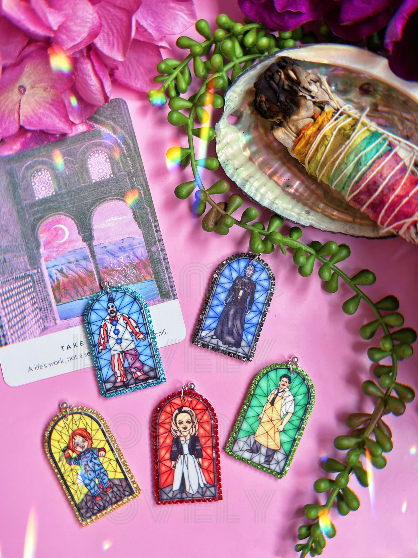 Spooky Guys Arch Earrings