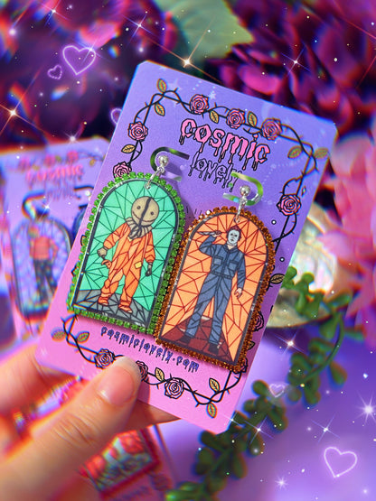 Spooky Guys Arch Earrings