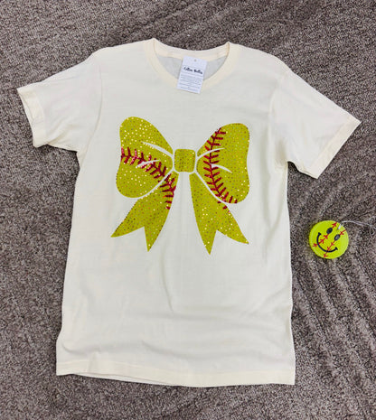 Cream Softball Spangle