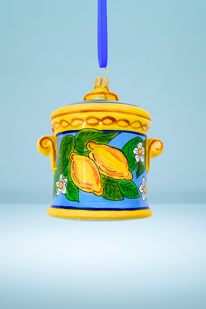 Abruzzi Cookie Jar Polish Glass Ornament